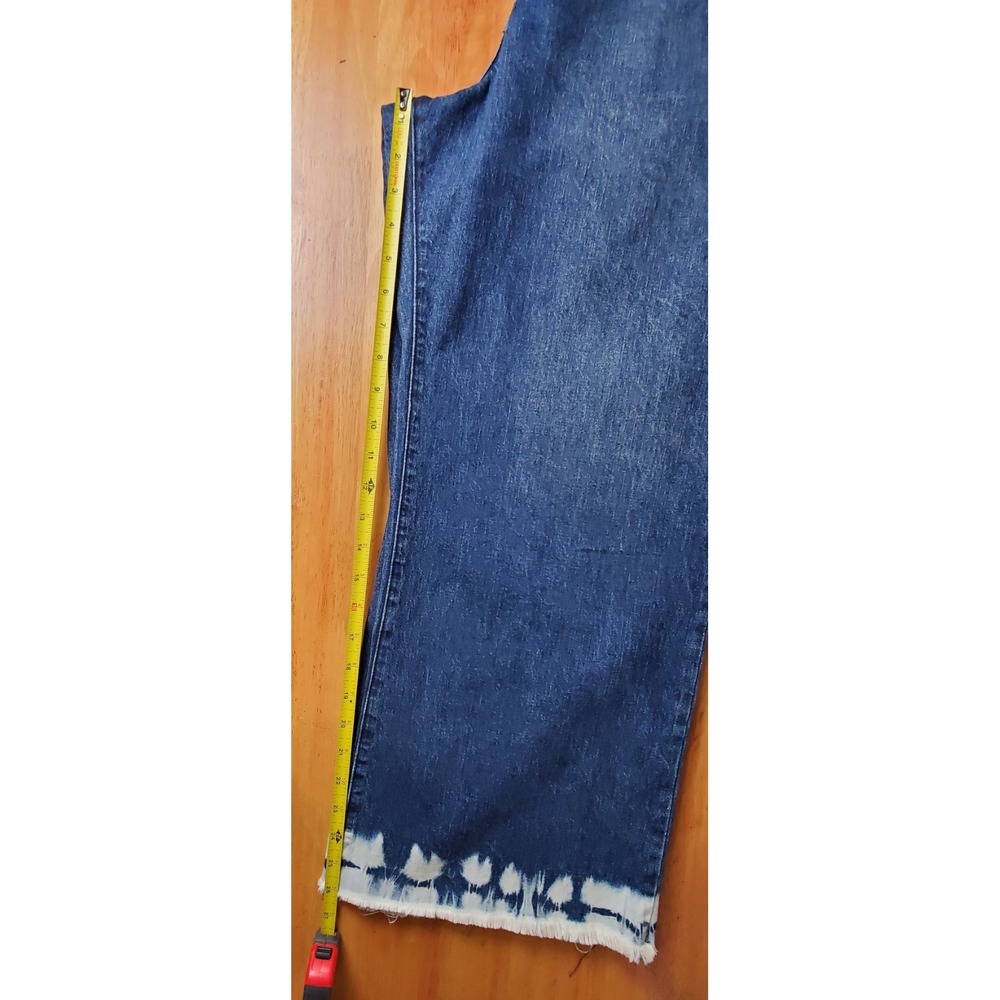 Rachel Comey Tie Dye Dip Wide Leg High Rise Frayed‎ Hem Boho Hippie Festival 6 - Picture 6 of 11
